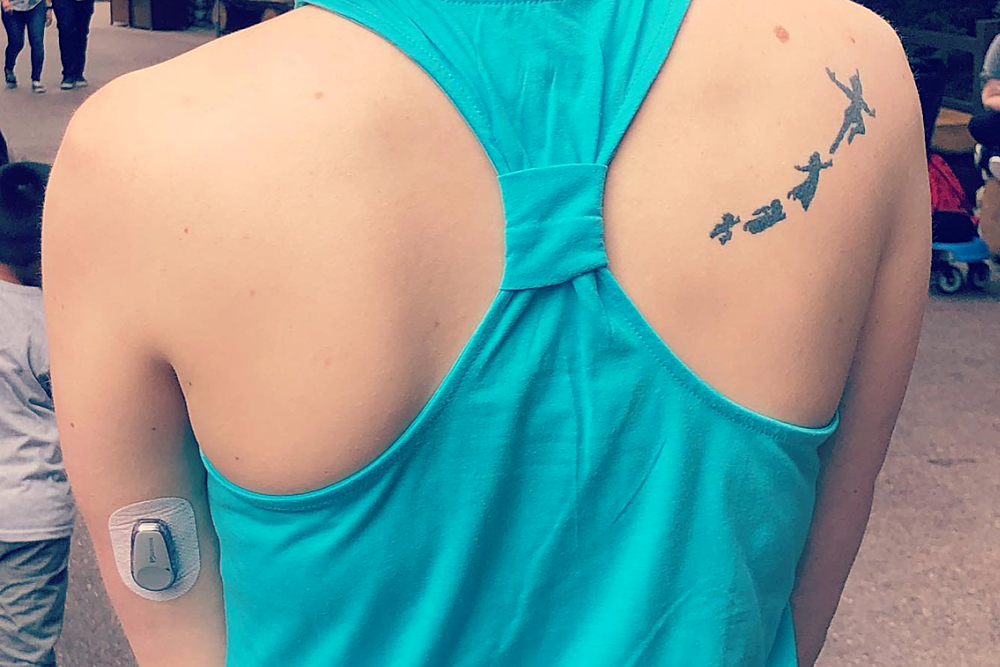 Author Alexi Melvin's shoulder tattoo