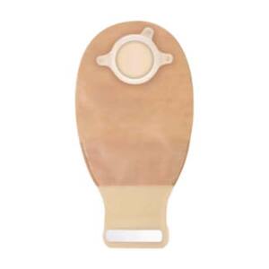 ConvaTec Natura® + Two-Piece Drainable Pouch, 2-1/4" Flange, Integrated Closure, Transparent