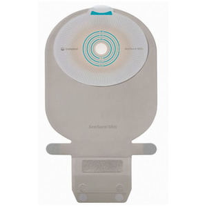 SenSura Mio 1-Piece EasiClose WIDE Outlet, Deep Convex, Maxi, Transparent, Pre-cut