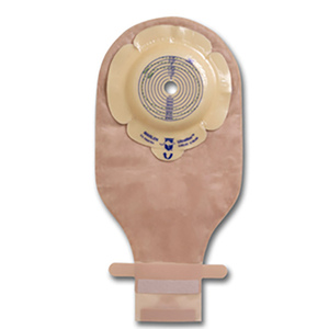 Ultramax Deep Large Flange on Standard Size Drainable Pouch Cut-To-Fit Starter Hole 1/2"-2-1/2", Opaque
