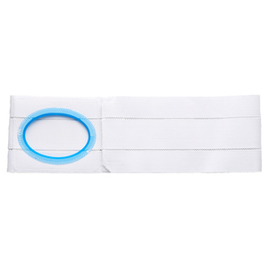 5" White, Regular Elastic, Flat Panel Belt, 2X-Large, 2-3/4" Center Opening