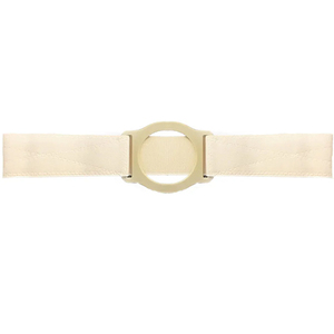 2" Beige, Regular Elastic, Nu-Comfort Belt, Large, 3" Opening