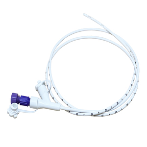 Vesco Medical 6 Fr, 45" Nasogastric Feeding Tube, Polyurethane, Dual ENFit Port, with Stylet