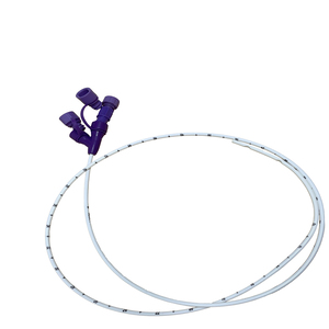 Vesco Medical 16 Fr, 36" Nasogastric Feeding Tube, Polyurethane, Dual ENFit Port, with Stylet