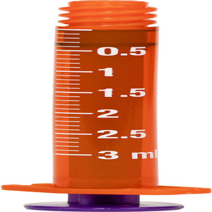 Vesco ENFIt Low Dose Tip Syringe, Amber, Non-Sterile, 3 mL