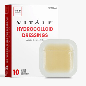 Vitale Hydrocolloid Dressing, 4" x 4" Vitale Hydrocolloid Dressing, 4" x 4"