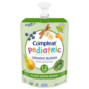 COMPLEAT Pediatric Organic Blends, Plant-Based, 10.1 oz Pouch - REPLACES CR4390011721