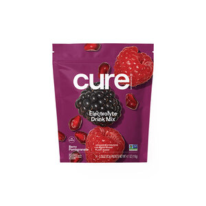 Cure Hydrating Electrolyte Mix Pouch, Berry Pomegranate, 14 ct