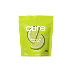 Cure Hydrating Electrolyte Mix Pouch, Lime, 14 ct