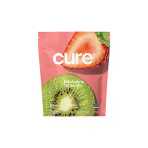 Cure Hydrating Electrolyte Mix Pouch, Strawberry Kiwi, 14 ct