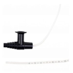 Dynarex Single Suction Catheter, Adult Graduated Catheter with Control Valve, 10FR