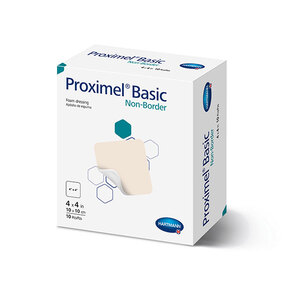Proximel Basic Non-Border Foam Dressing, 4" x 4"