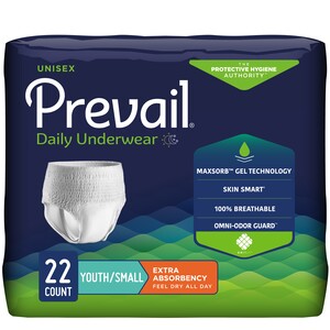 Prevail Youth Protective Underwear, Small, 20" - 34"