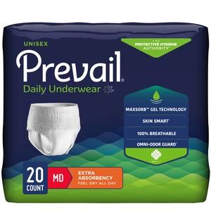 Prevail Protective Underwear, Medium, 34" - 46"