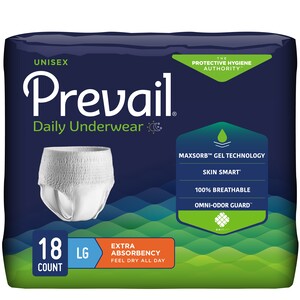 Prevail Protective Underwear, Large, 44" - 58"