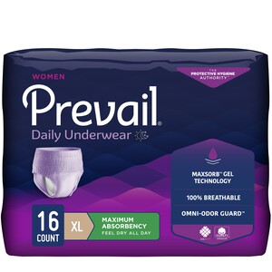 Prevail Underwear for Women, X-Large, 48" - 64"