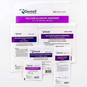 Gentell Calcium Alginate Dressing, 4" x 8" Gentell Calcium Alginate Dressing, 4" x 8"