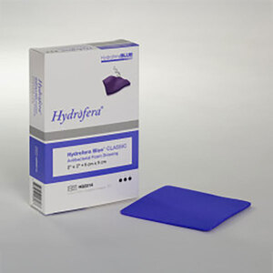 Hydrofera Blue Foam Dressing without Border, 2" x 2".