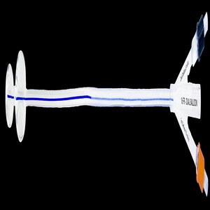 TruCath Duo 100% Silicone Dual-Balloon Catheter, 22 FR