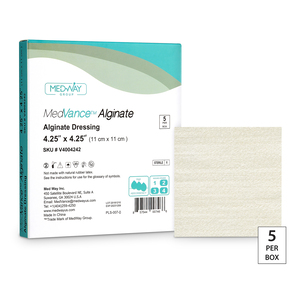 MedVance Calcium Alginate Dressing, 4.25" x 4.25"