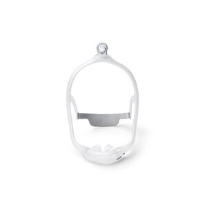 Respironics DreamWear Silicone Pillow, Medium Wide Cushion with Large Frame and Headgear