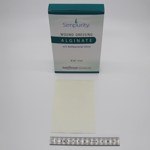 Simpurity Silver Alginate, 8" x 8" Pad