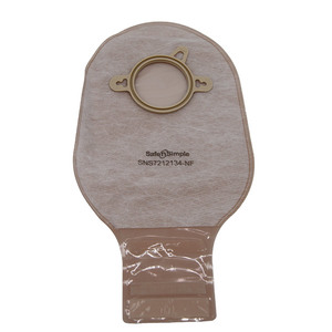 Safe N Simple 12" Drainable 2-Piece Pouch, Beige, 50 mm, 2" Flange, with Belt Tabs, and Velcro Closure-- REPLACES RRSNS7212134