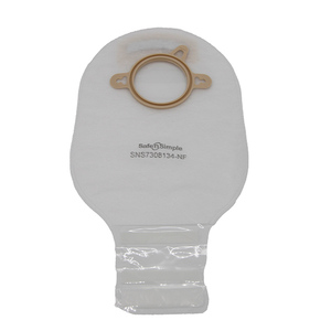 Safe N Simple 12" Drainable 2-Piece Pouch, Beige, 50 mm, 2" Flange, with Belt Tabs, and Velcro Closure-- REPLACES RRSNS7308134
