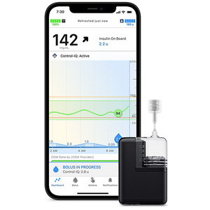 Tandem Mobi, Control-IQ+ 7.9.0.1 Insulin Pump with Integrated CGM Receiver Capability