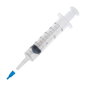 AMSure Piston Irrigation Syringe, Flat Top, 60cc